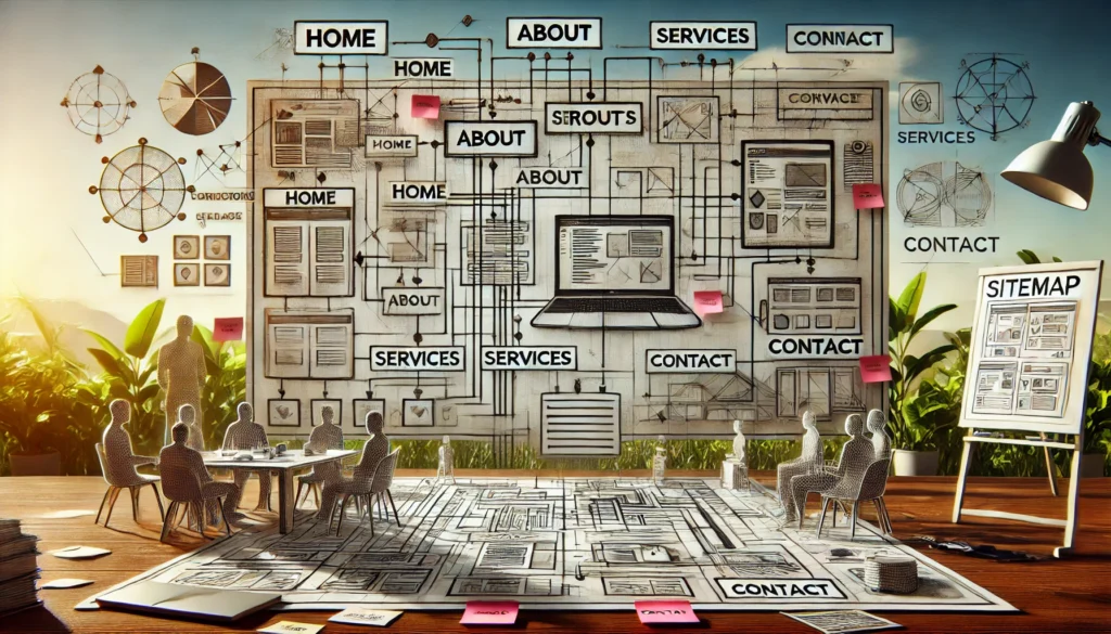 Website sitemap, user experience